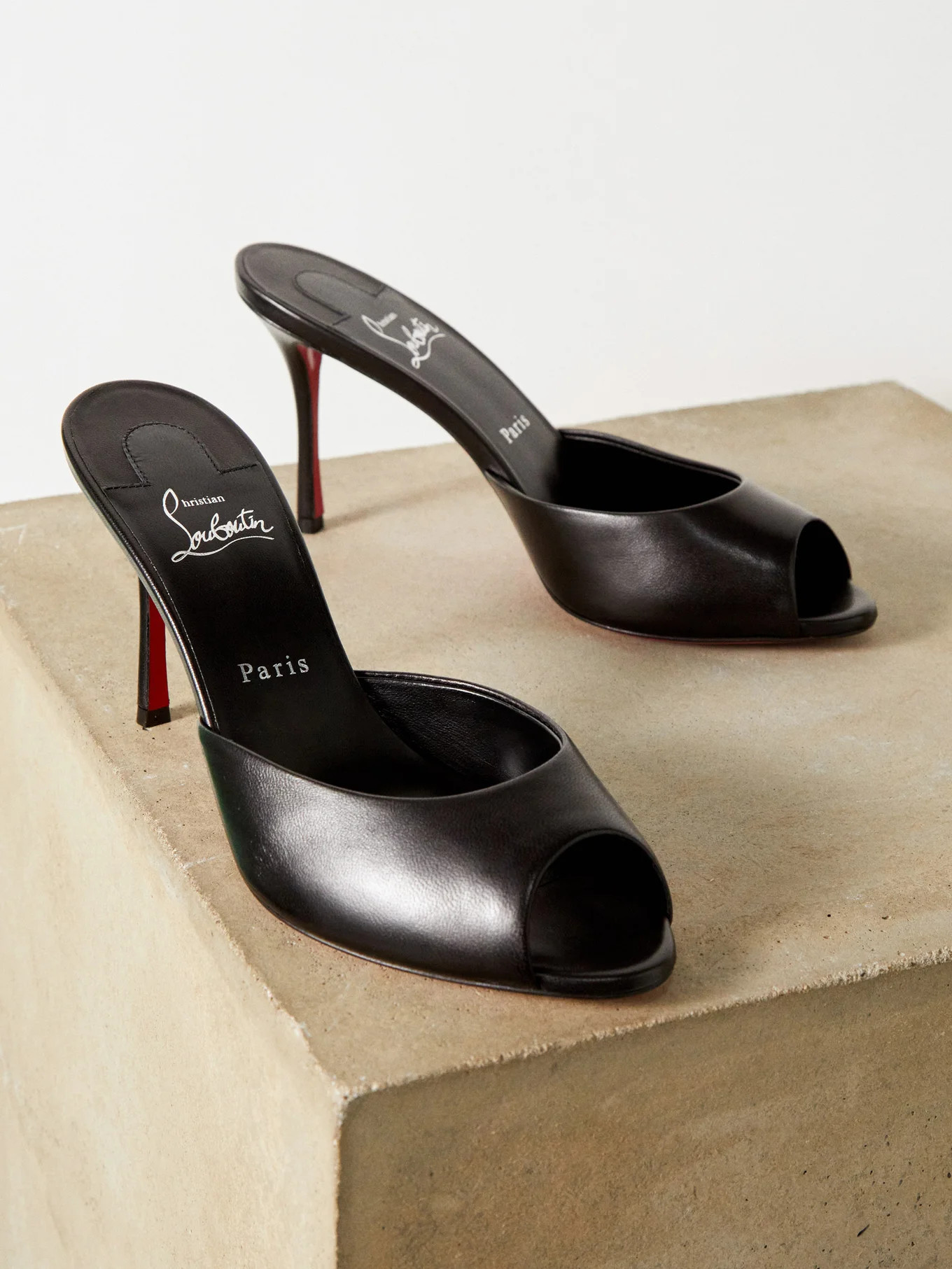 Me Dolly 85 leather mules | Christian Louboutin | Matches (UK)