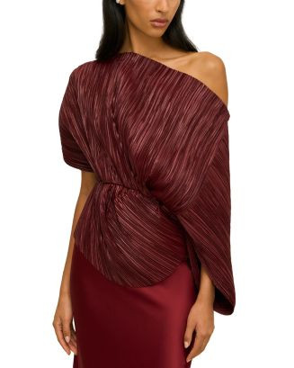 Chintz Pliss\u00e9 Off-the-Shoulder Top | Bloomingdale's (US)
