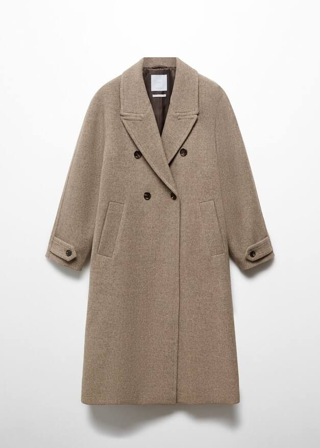 Wool overcoat -  Woman | Mango Canada | Mango Canada