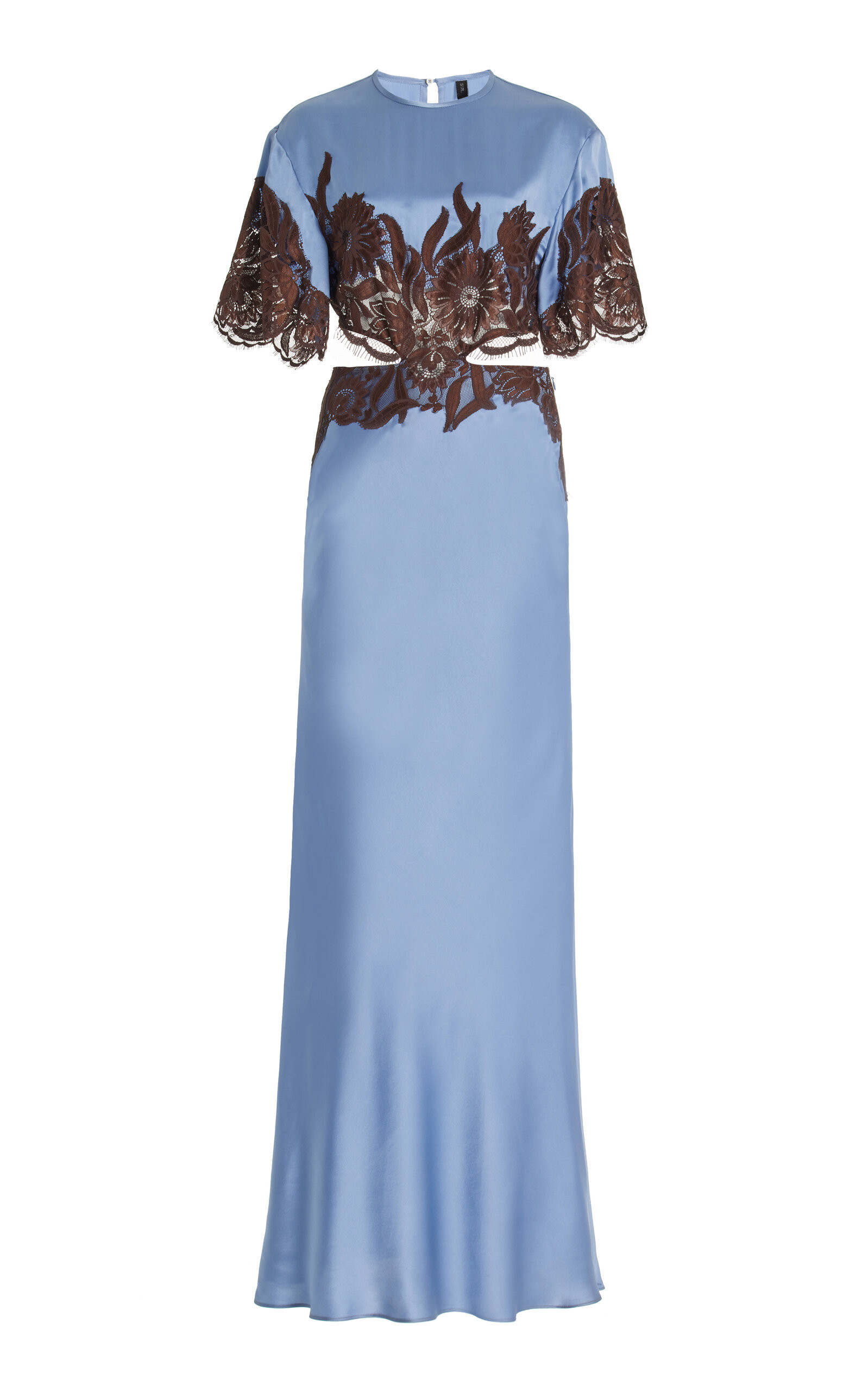 Danseurs Lace-Detailed Cutout Silk Gown | Moda Operandi (Global)
