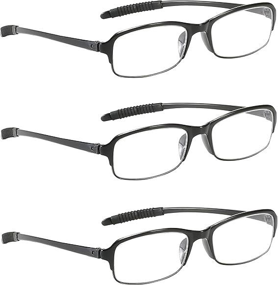 NRDIK PROFLEX Lightweight (Pack of 3) Flexible Reading Glasses - Impact Resistant, Scratch-resist... | Amazon (DE)