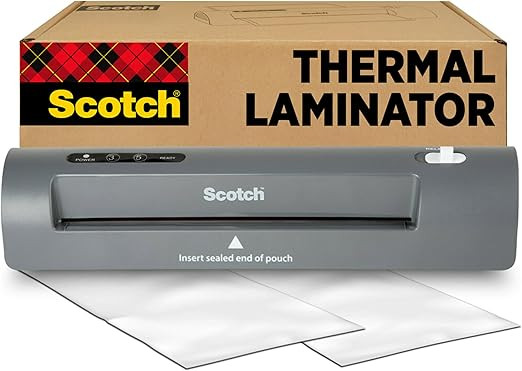 Scotch Thermal Laminator, 2 Roller System for a Professional Finish, Use for Home, Office or Scho... | Amazon (US)