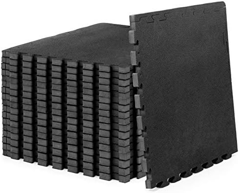Prosource Fit Extra Thick Puzzle Exercise Mat 3/4" or 1”, EVA Foam Interlocking Tiles for Prote... | Amazon (US)
