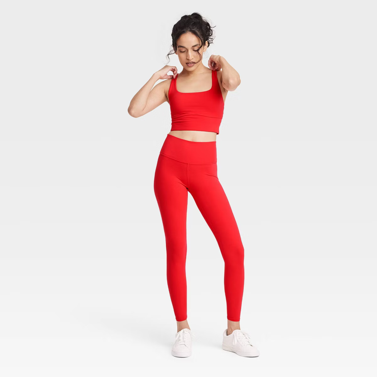 Women's High-Rise 7/8 Leggings - JoyLab™ Red S | Target
