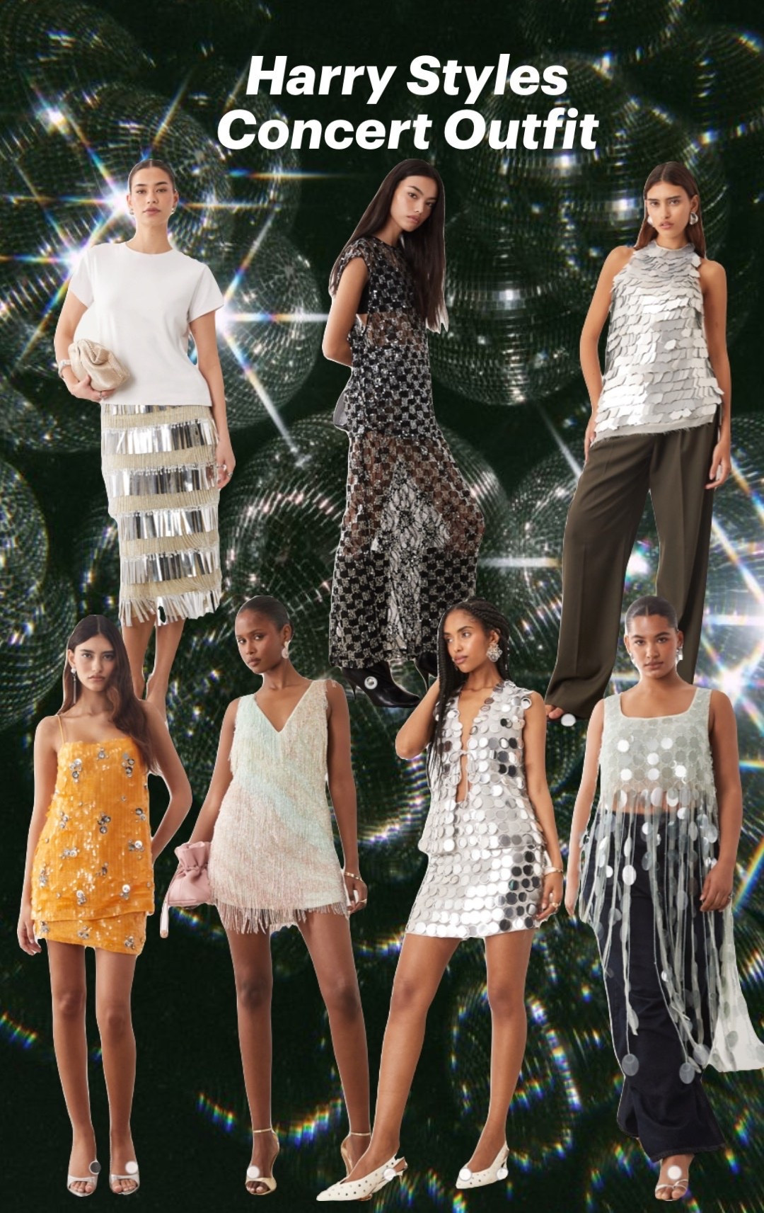 Harry Styles Tour Concert Inspo!!! Loving the idea of the disco theme! I want to see sequins galore! 🪩

Together Together Tour | Harry Styles Concert | Harry Styles Outfit | Concert Outfit

#LTKootd #LTKTravel #LTKSeasonal