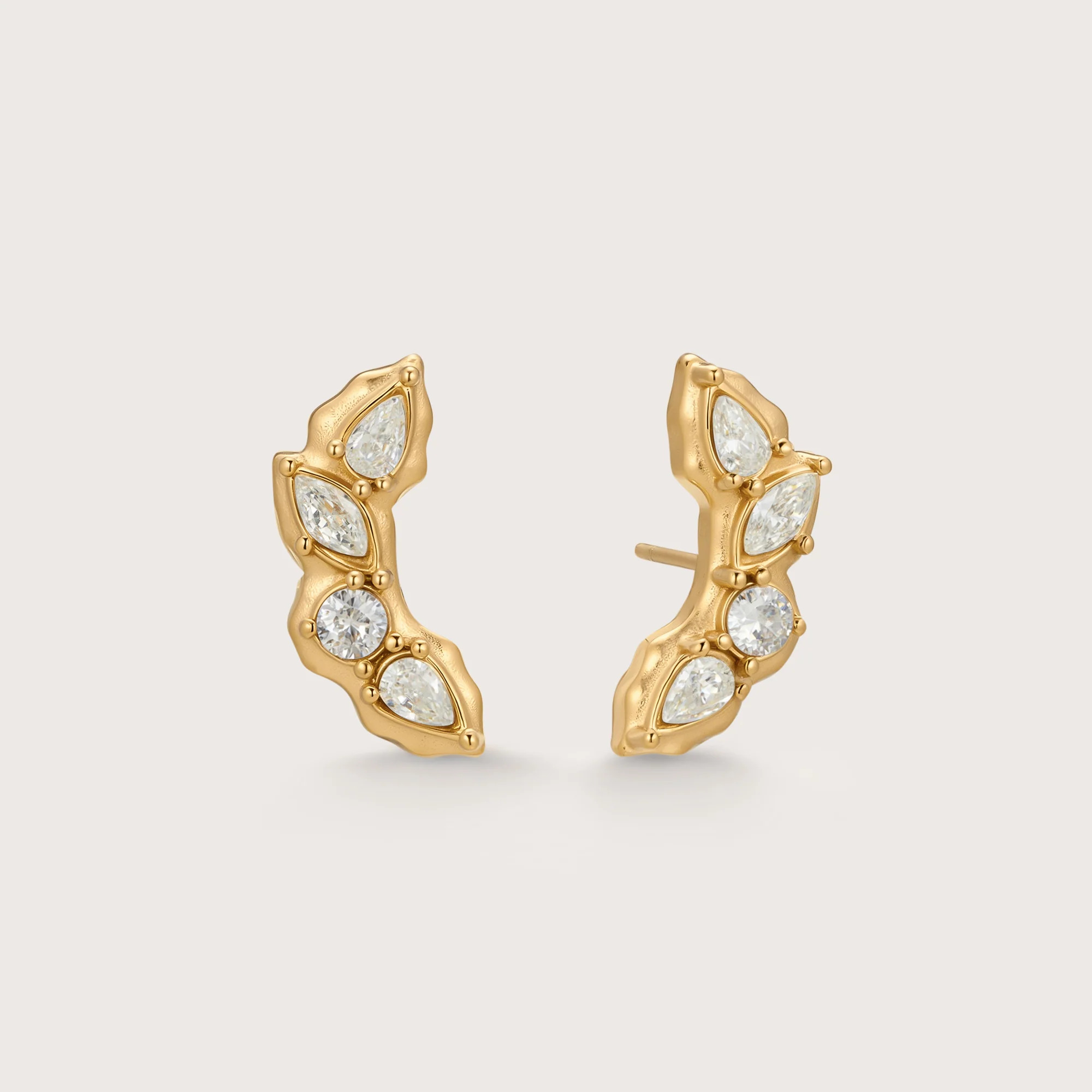 Cluster Quartet Earrings | Saint Fatale