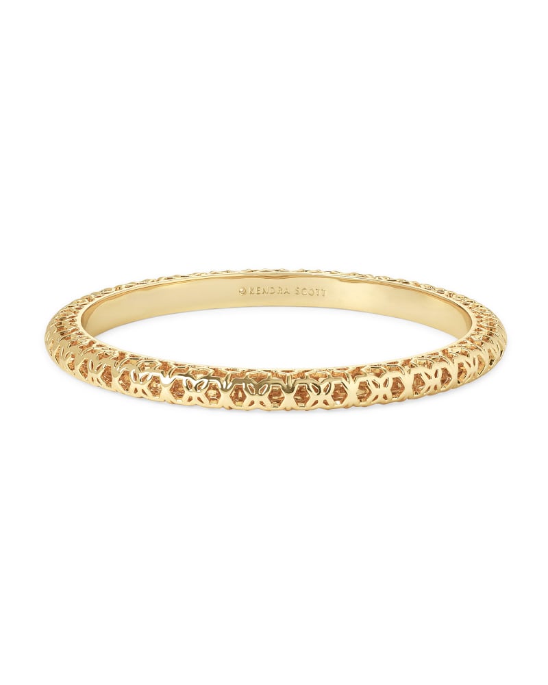 Maggie Bangle Bracelet in Gold Filigree | Kendra Scott