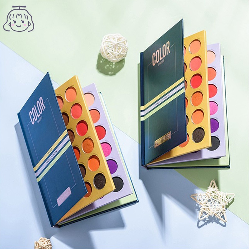 Paleta De Sombra De Olho Em Três Camadas Com 72 Cores/Maquiagem De Palco/Camaleão/Pérola/CRD | Shopee (BR)