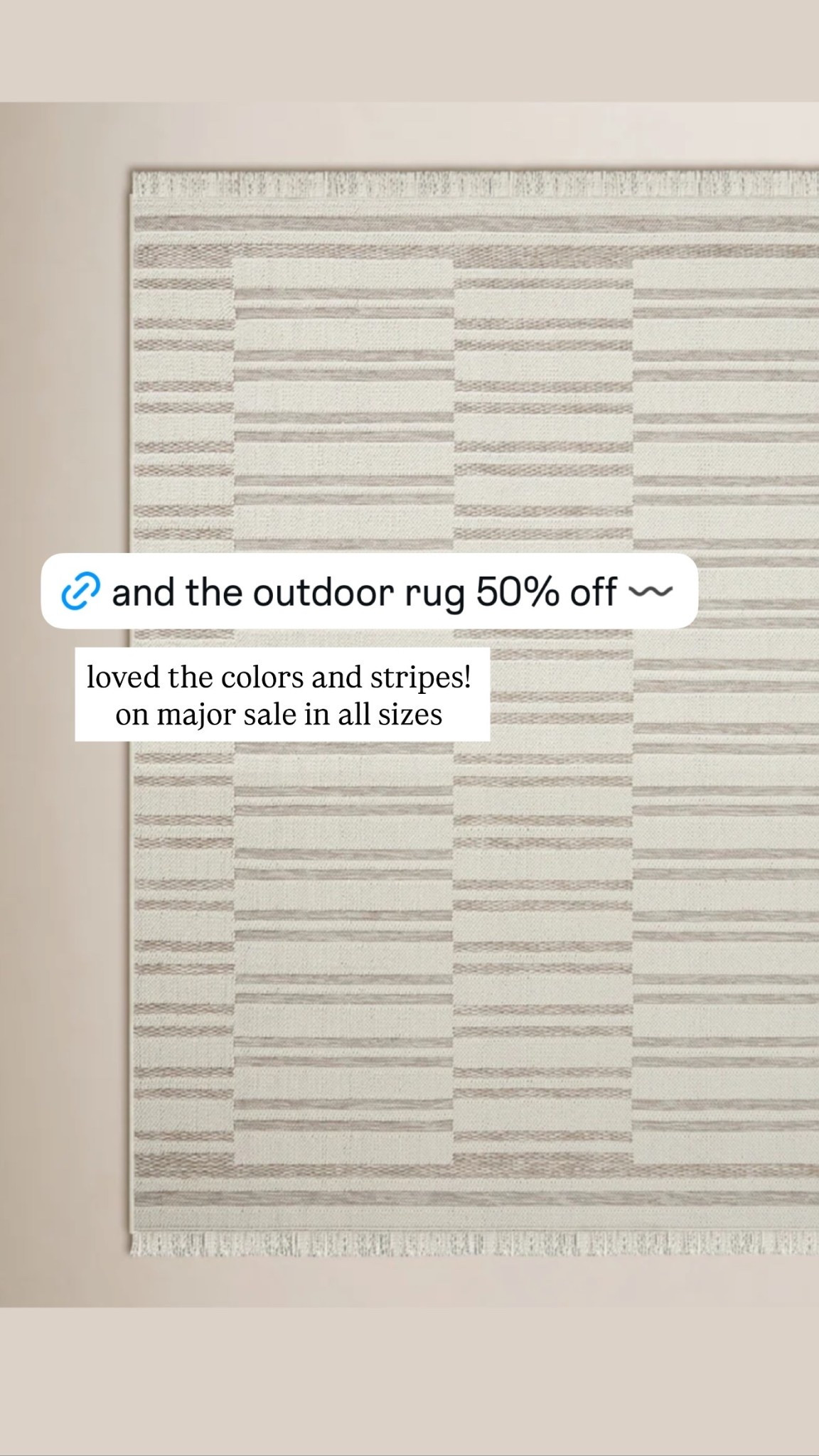 loved the colors and stripes of my new outdoor rug! on major sale in all sizes 💫 from @Wayfair

#LTKHome #LTKSaleAlert #LTKSeasonal