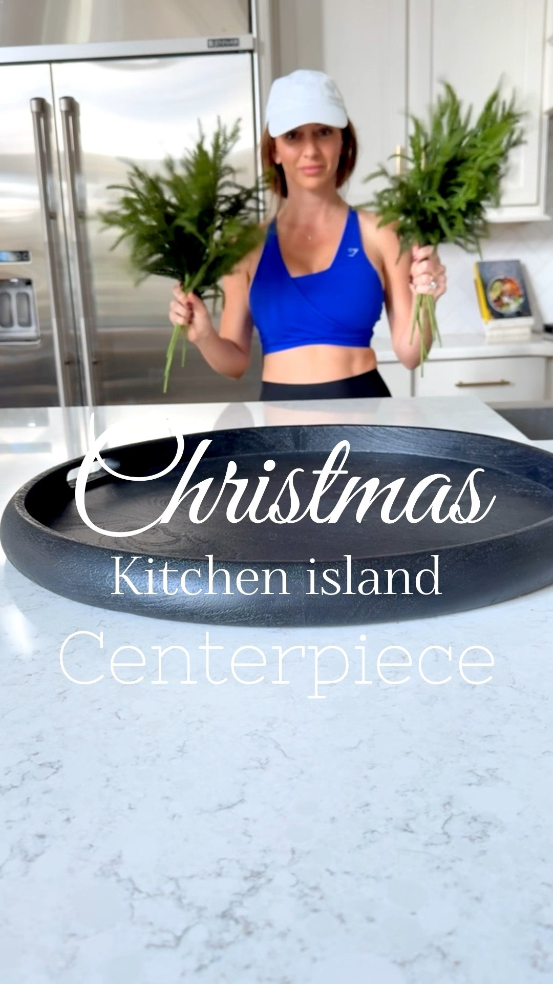 Create a simple Christmas kitchen island centerpiece with me! 

#LTKHome #LTKSeasonal #LTKHoliday