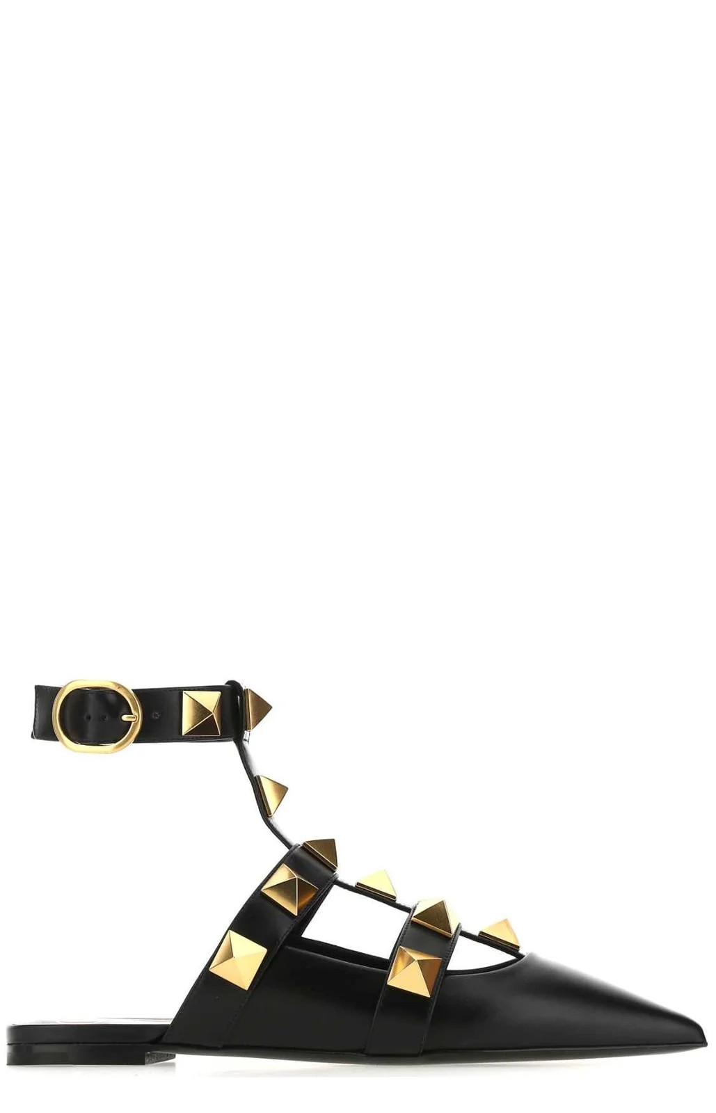 Valentino Garavani Roman Stud Ballet Flats - Cettire | Cettire Global