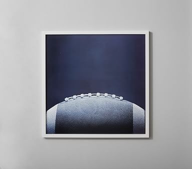 Monochromatic Football Framed Art | Pottery Barn Kids