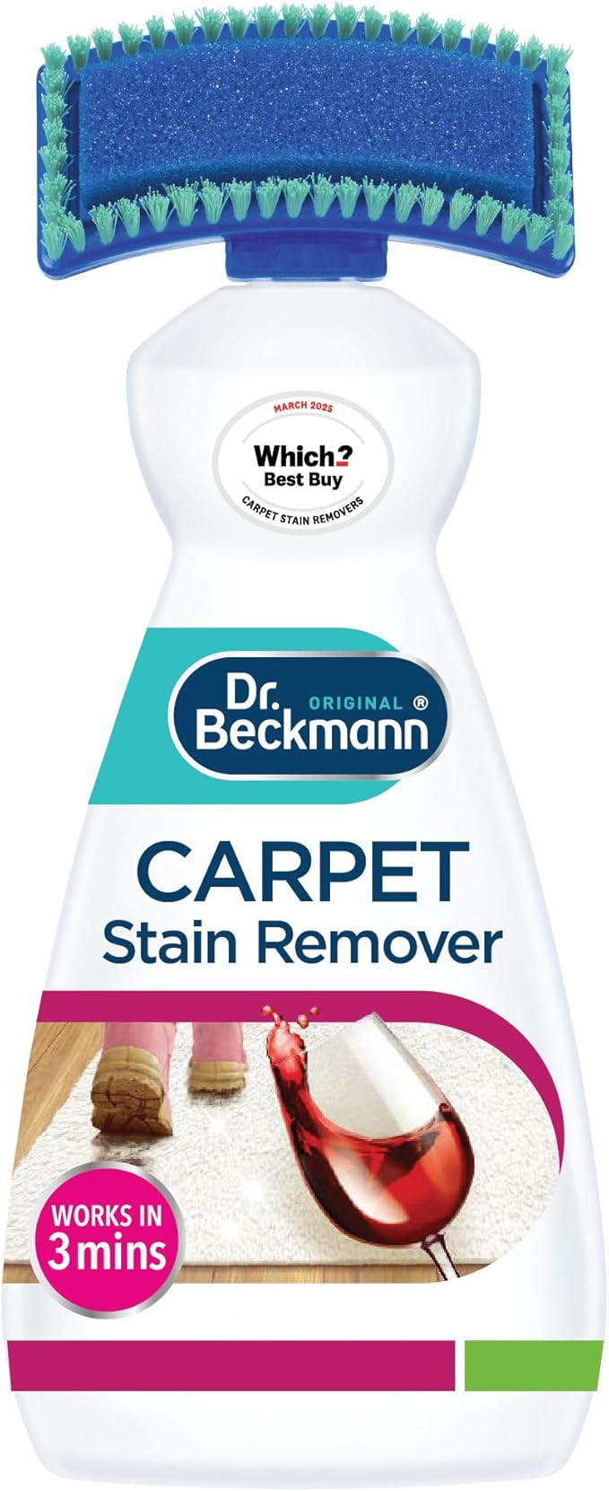 Dr. Beckmann Carpet Stain Remover, Works in 3 min, 650ml | Amazon (UK)