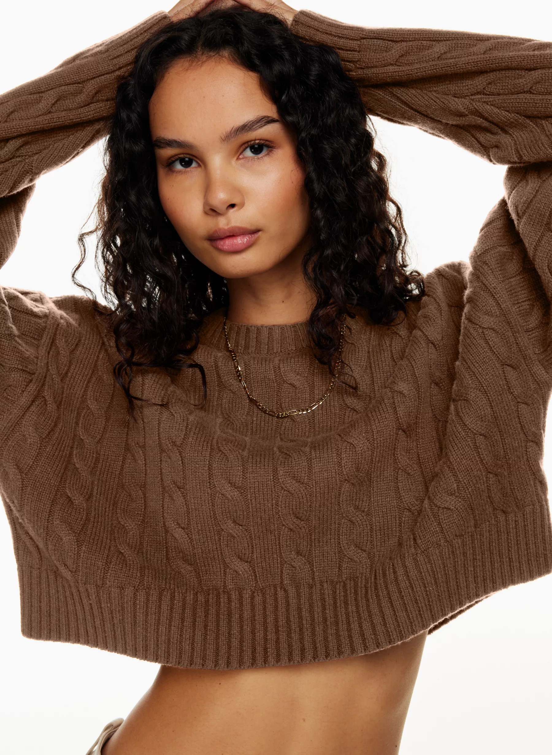 PEGGY CROPPED SWEATER | Aritzia