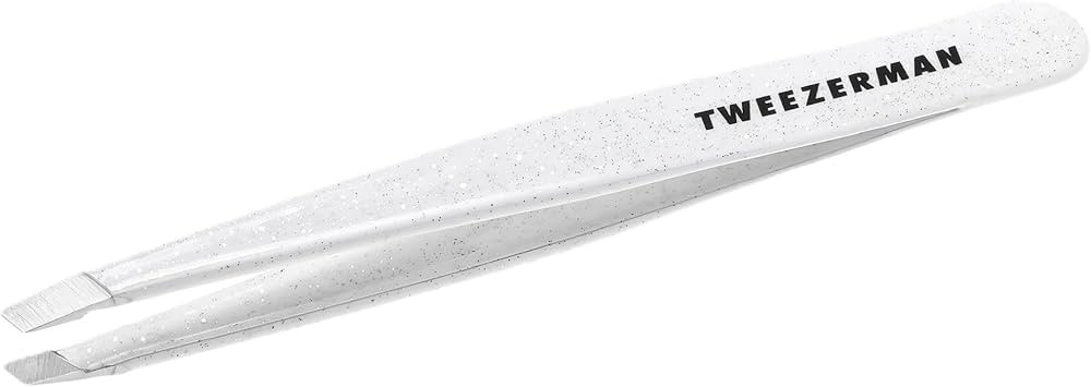 Tweezerman Exclusive Moon Dust Slant Tweezer - Hair Removal Tweezers, Stainless Steel | Amazon (US)