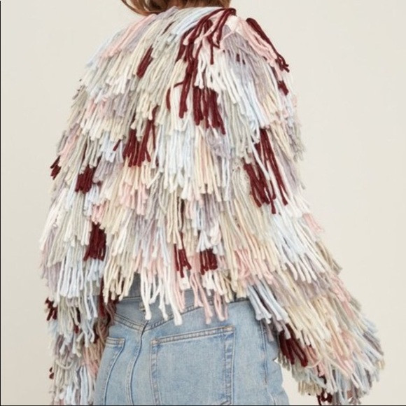 Multi Color Shag Jacket | Poshmark