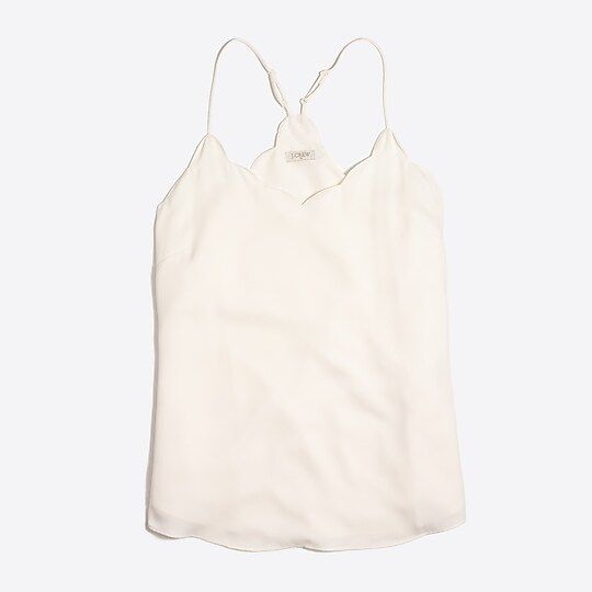 Scalloped cami topItem G3367 
 Reviews
 
 
 
 
 
359 Reviews 
 
 |
 
 
Write a Review 
 
 
 
 
ov... | J.Crew Factory