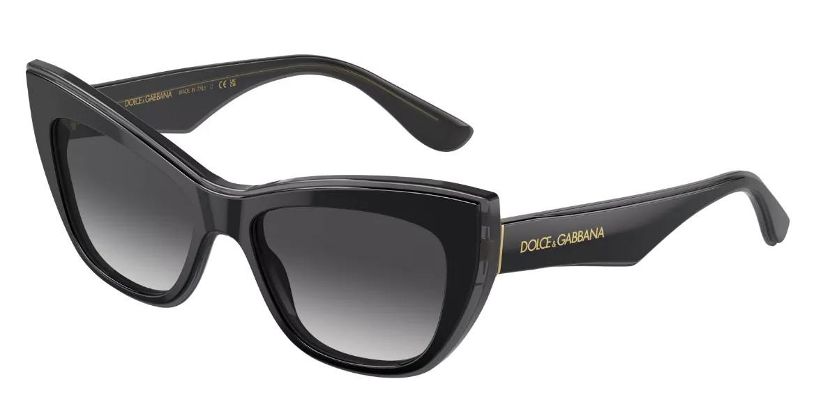 Dolce & Gabbana DG4417 32468G Women’s Sunglasses Black Size 54 | SmartBuyGlasses Global