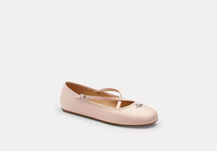Coach Outlet Phoebe Ballet Flat - Pink, Size: 8.5 | Coach Outlet US