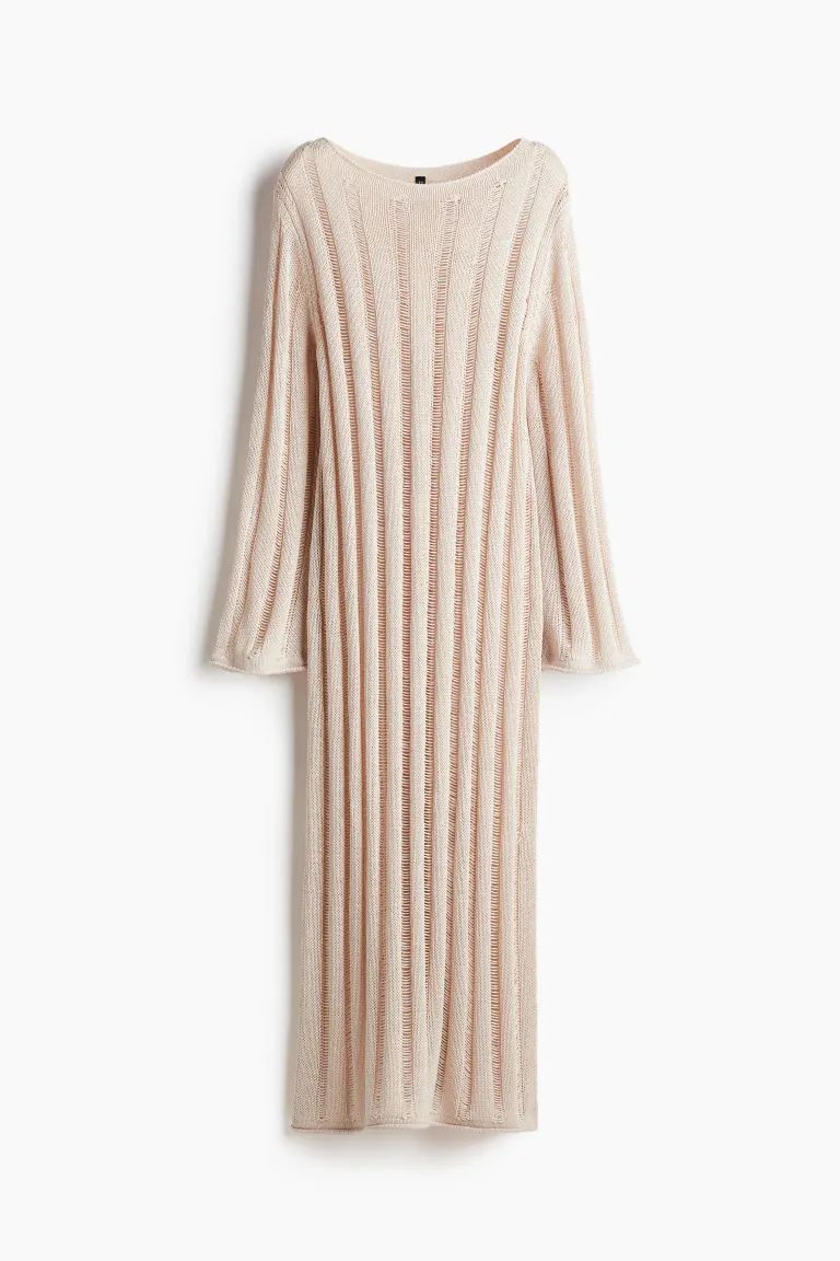 Robe en maille façon point de rivière | H&M (FR & IT & ES)