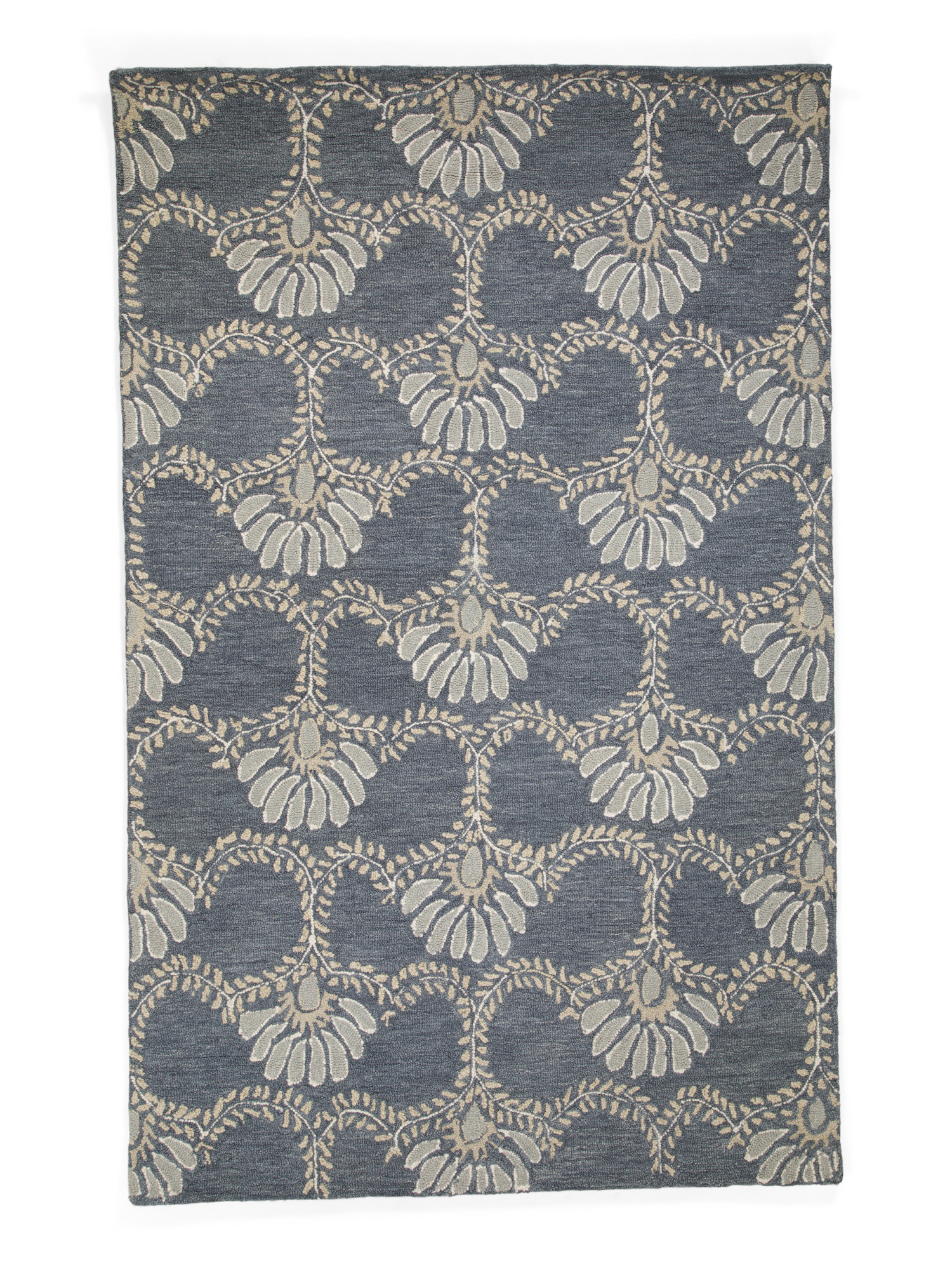 5x8 Wool Pile Blend Hand Tufted Chunky Loop Rug | Rugs | Marshalls | Marshalls