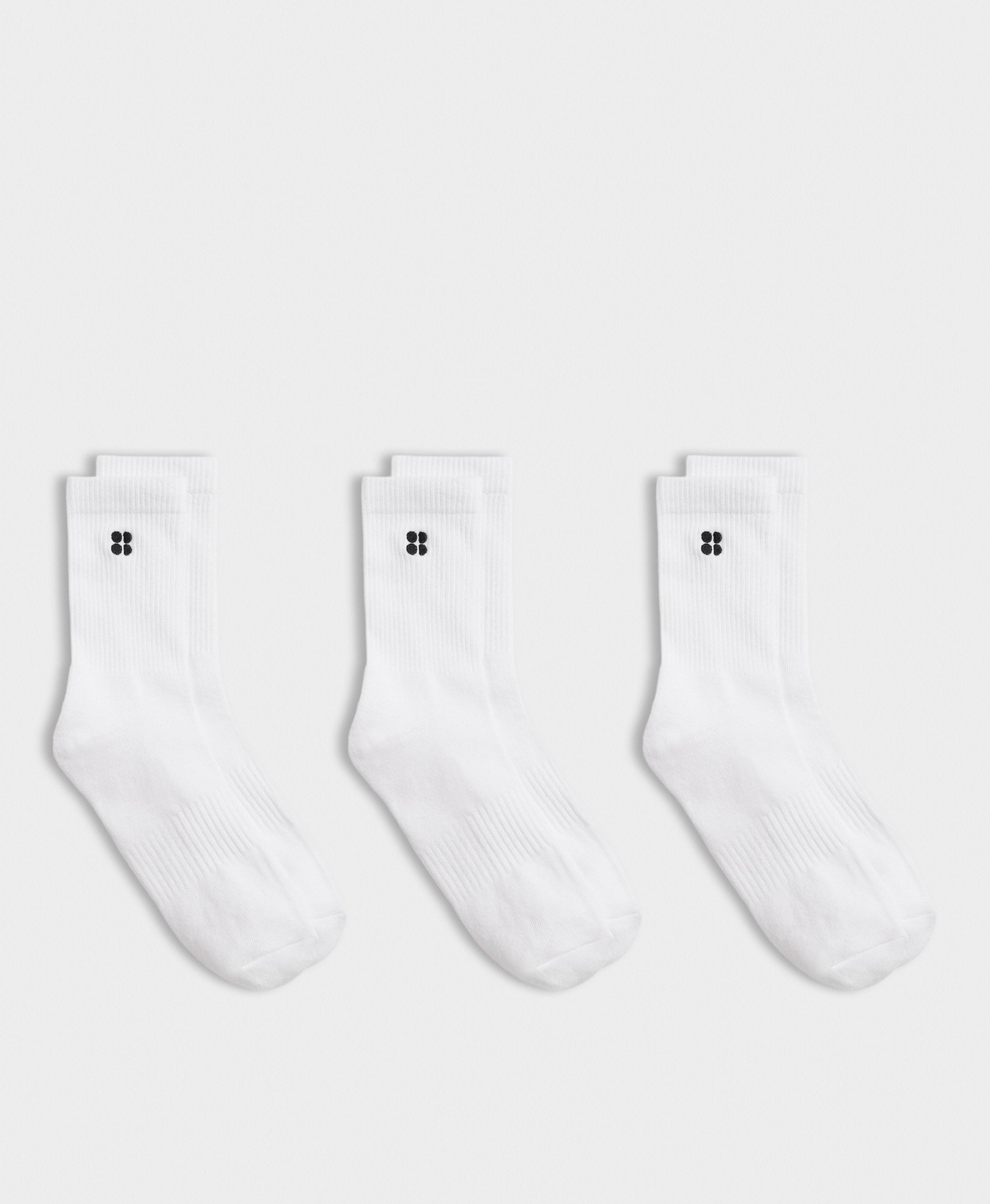 Essentials Crew Socks 3 Pack | Sweaty Betty UK