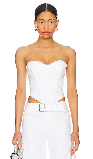 Coconut Grove Top in Bright White | Revolve Clothing (Global)