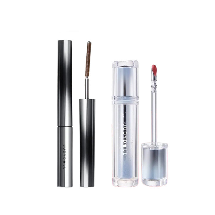 Judydoll - 3D Curling Eyelash Iron Mascara Curly - 2g - 02 Brown (1ea) + Ice Watery Lip Gloss - 2.4g - 10 Rose Martini (1ea)Set | Stylevana