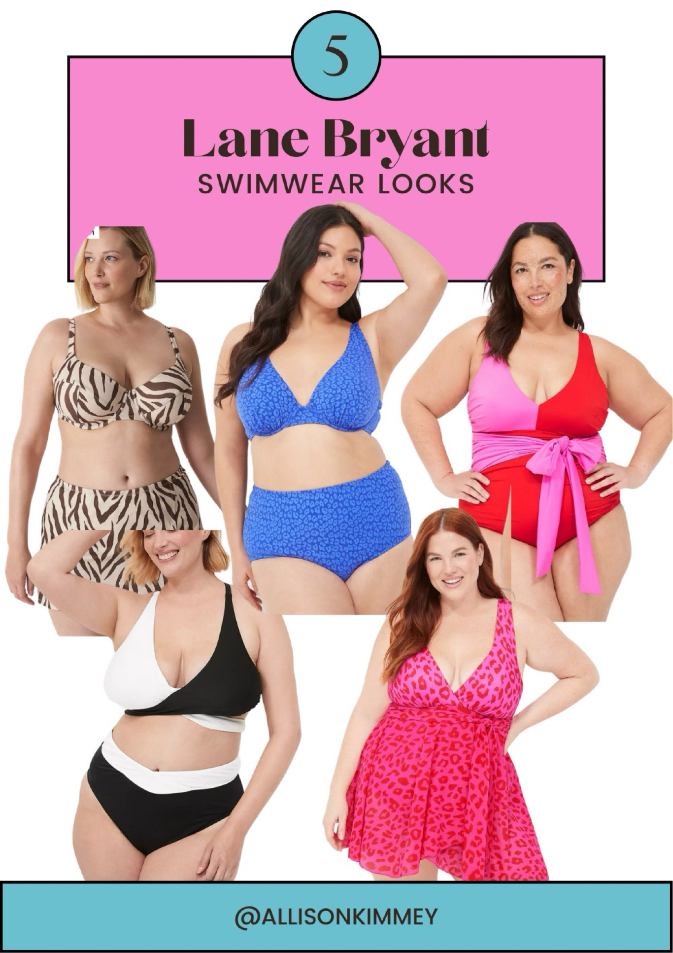 5 plus size Lane Bryant swimsuits! Feel confident on the beach or by the pool!

#LTKplussize #LTKswim #LTKfindsunder100