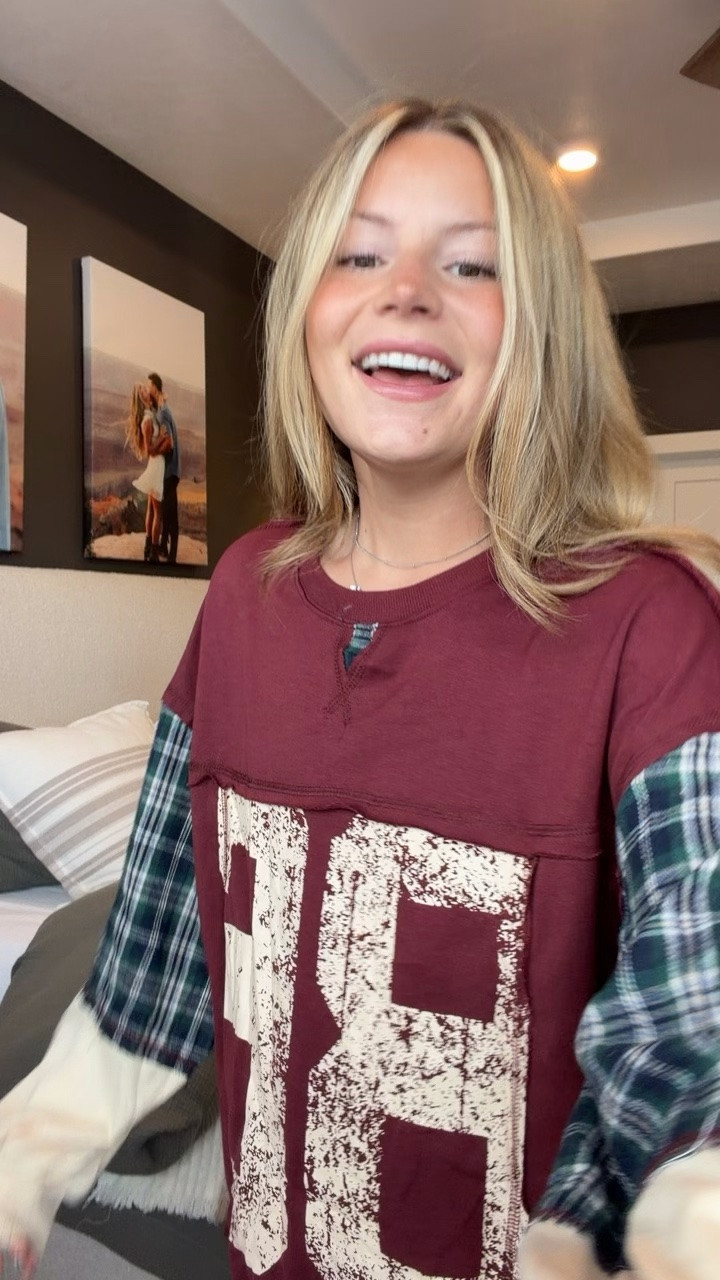 patchwork graphic sweatshirt for fall! 🙌🏻🍂☁️

#LTKSeasonal #LTKgrwm #LTKootd