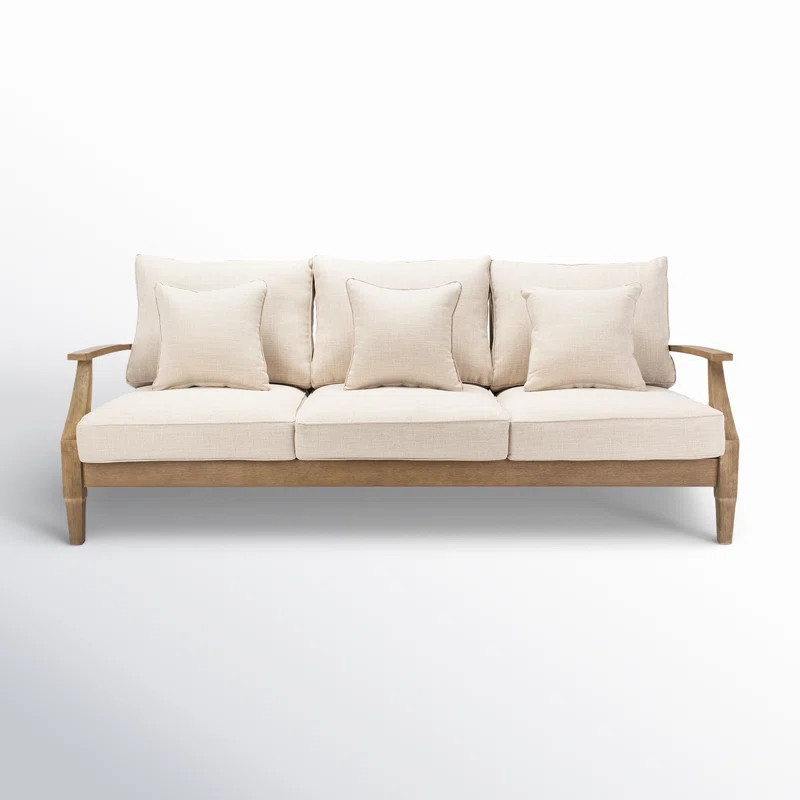 Samya 83'' Wide Outdoor Patio Sofa with Cushions | Joss & Main