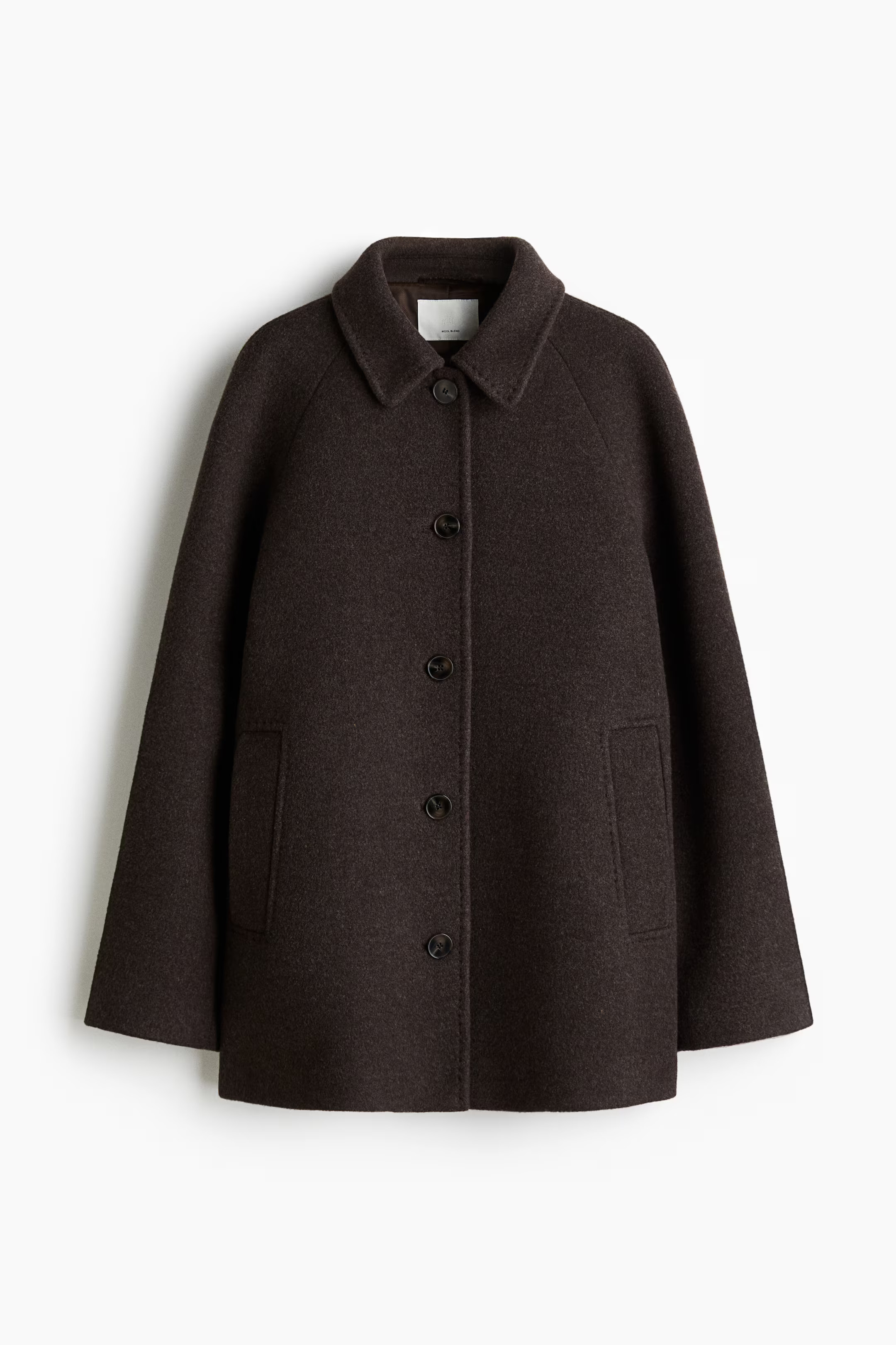 Wool-blend car coat | H&M (UK, MY, IN, SG, PH, TW, HK)