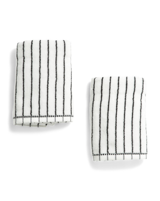 2pk Samuel Striped Hand Towels | TJ Maxx