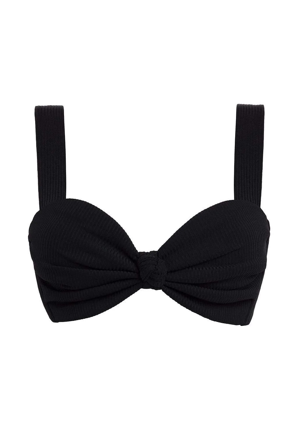Black Rib Hayden Bikini Top | Montce