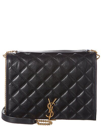 Saint Laurent Becky Small Quilted Leather Shoulder Bag | Gilt