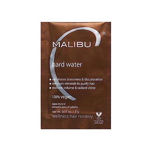 Malibu C Hard Water Wellness Hair Remedy - Vegan Hair Treatment to Eliminate Brassiness, Discolor... | Amazon (US)