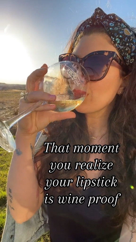 Picture it: You’re out drinking your glass of vino & your lipstick smears all over your glass, which means it probably smeared around your lips.🫣 🍷 💄 

Solution: @maybelline SuperStay Matte Ink Liquid Lipstick

I love these so much I have one in every color they make.💋

Check out my @shopltk page in my link tree to try it for yourself & never leave a trace on your wine glass again.

Red or white wine?? Comment below- I would love to know what you love!
(FYI - am an equal opportunity wine lover ❤️)

#kissedbymelissa #ltk #fyp #grwm #winelover #winemakeuplook #quay #maybelline #momlife #mommakeup #sunset #trynow #beautyhacks #lifehacks  

#LTKstyletip #LTKFind #LTKbeauty