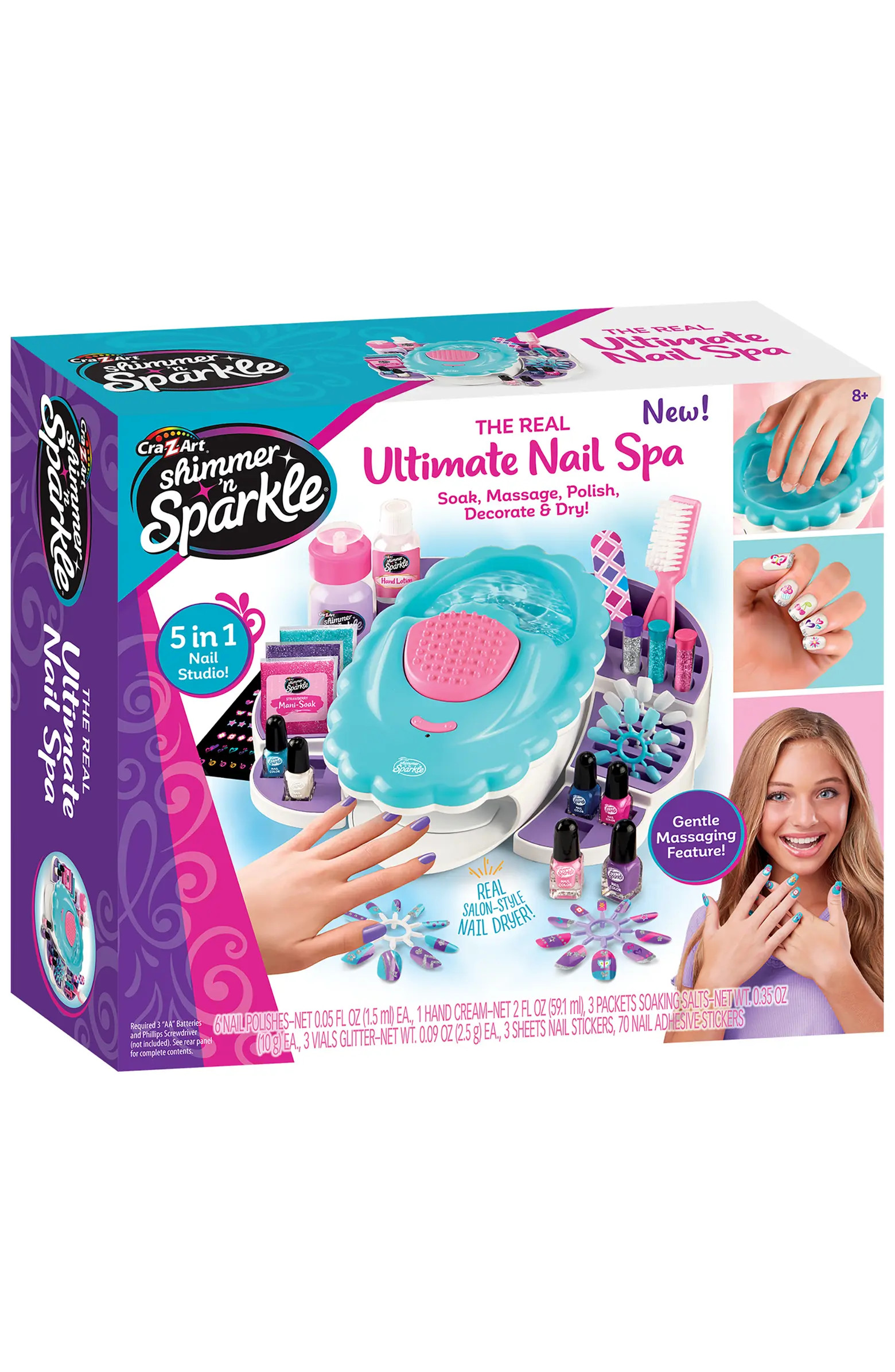 Shimmer N Sparkle The Real Ultimate Nail Spa 5 in 1 Nail Studio | Nordstrom