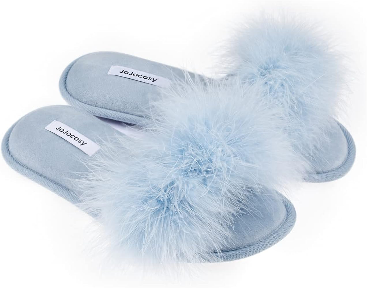 Extreme Plush Lady’s Sexy Slip-on Comfortable Slippers Women’s Fluffy Indoor Open-toe Scuff | Amazon (US)