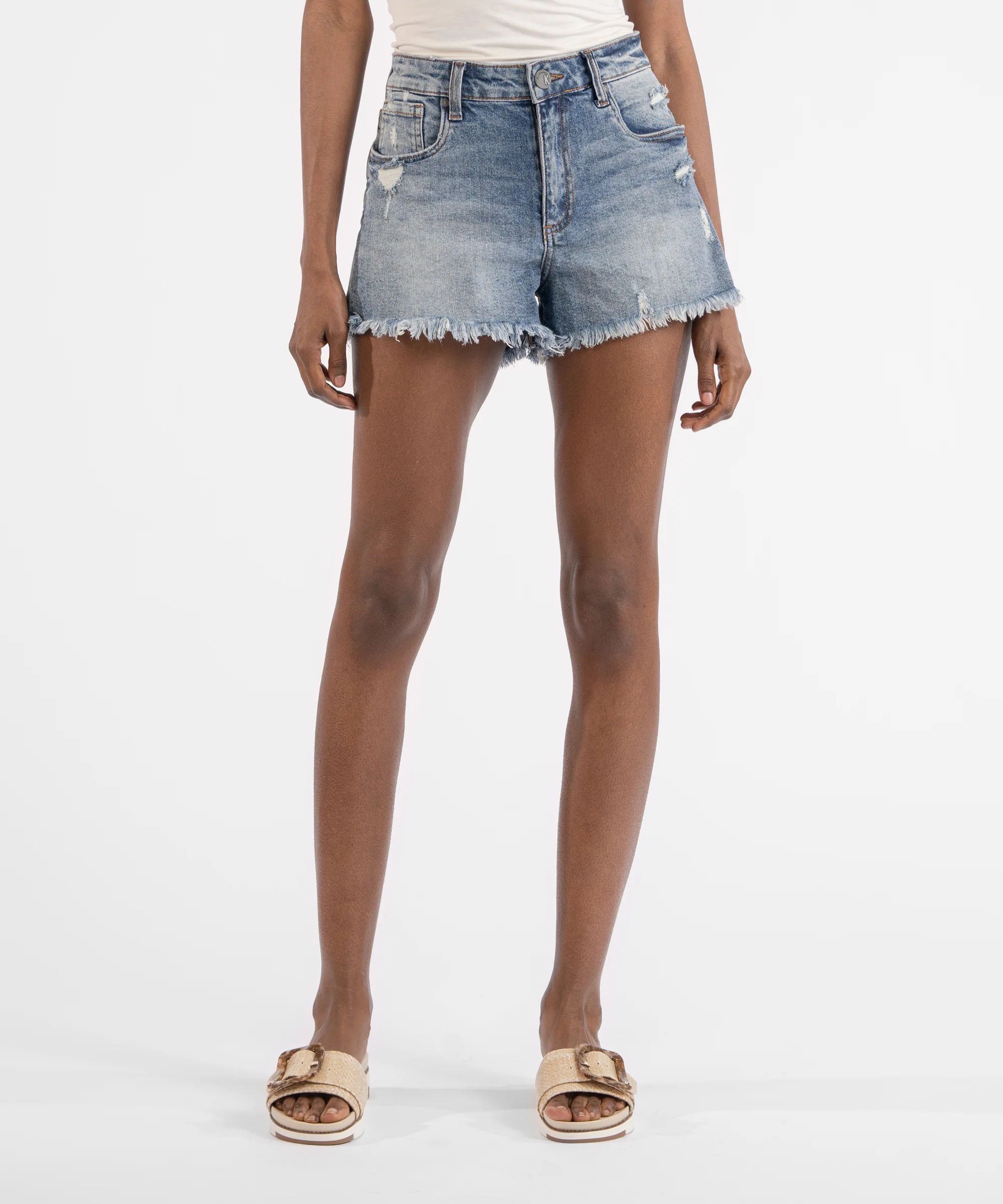Jane High Rise Short (Instruction Wash) - Kut from the Kloth | Kut From Kloth