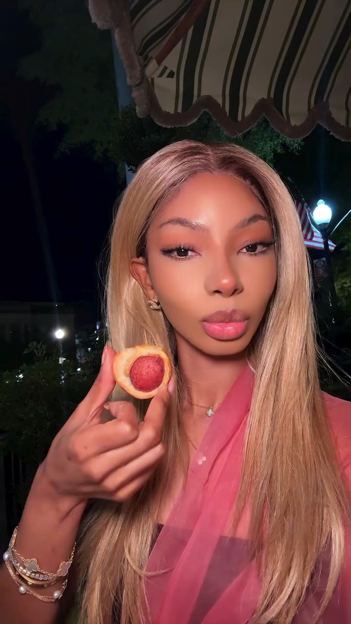 My second dinner at The Occidental — this time beneath gin green umbrellas in their garden patio.
The banana foster theatrics stayed inside, and I stayed outside… with a bottle of the pinkest rosé, foie gras that melted like velvet, and horseradish shaved tableside like snow.
A softer scene. Same elegance, less spectacle.

#EffortlessBySia #TheOccidentalDC #GardenDining #ChicEvenings #SecondTimeBetter #DCTikTok #DCLifestyle #DCContentCreator