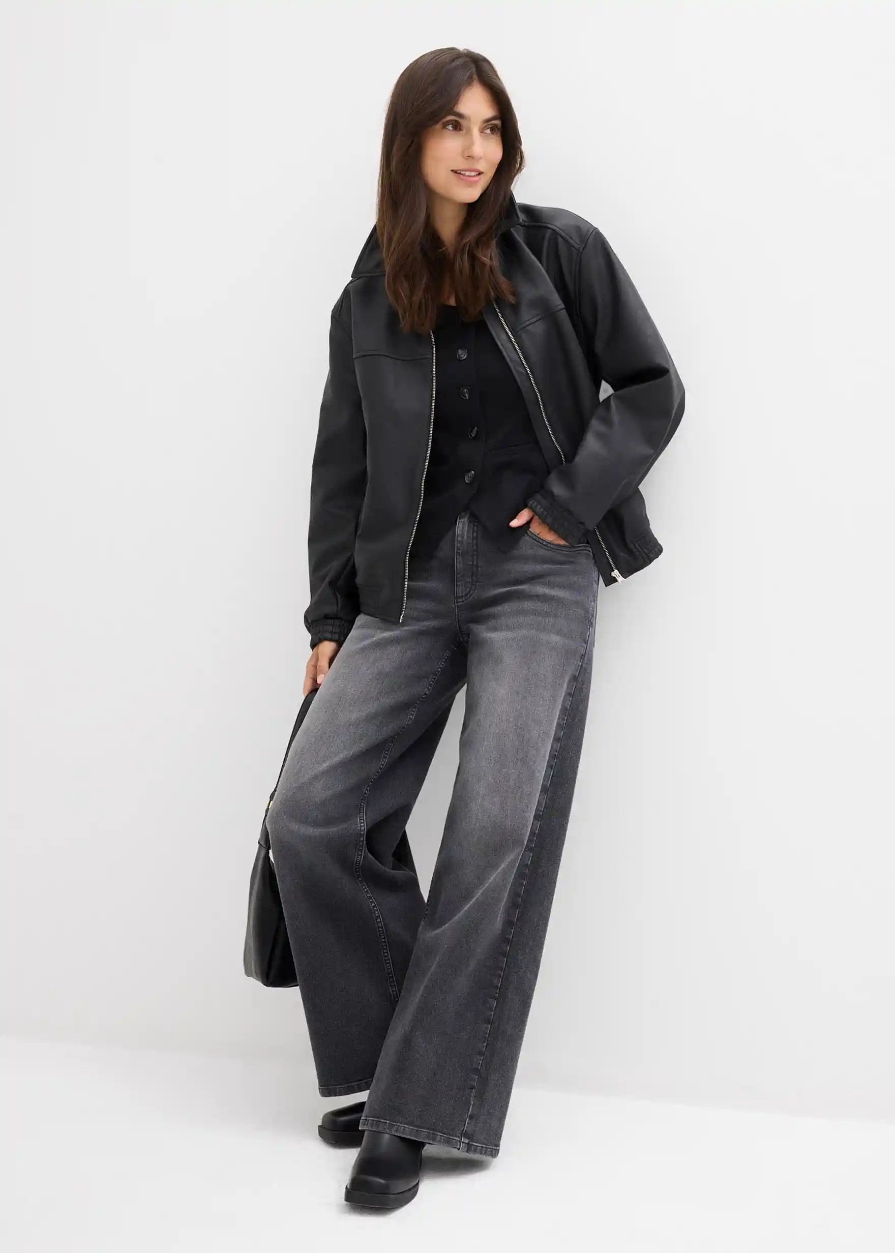 Wide-Leg-Jeans, High Waist | Bonprix DE