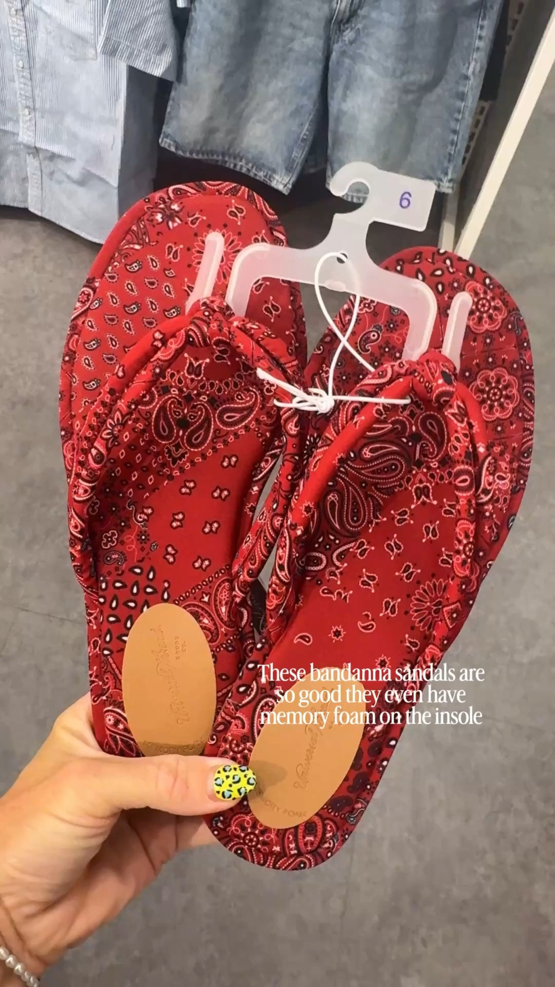 The target find of summer, paisley flip flops.  Great for July 4th. 

#summersandals #targetfinds @Target 

-

#LTKSeasonal