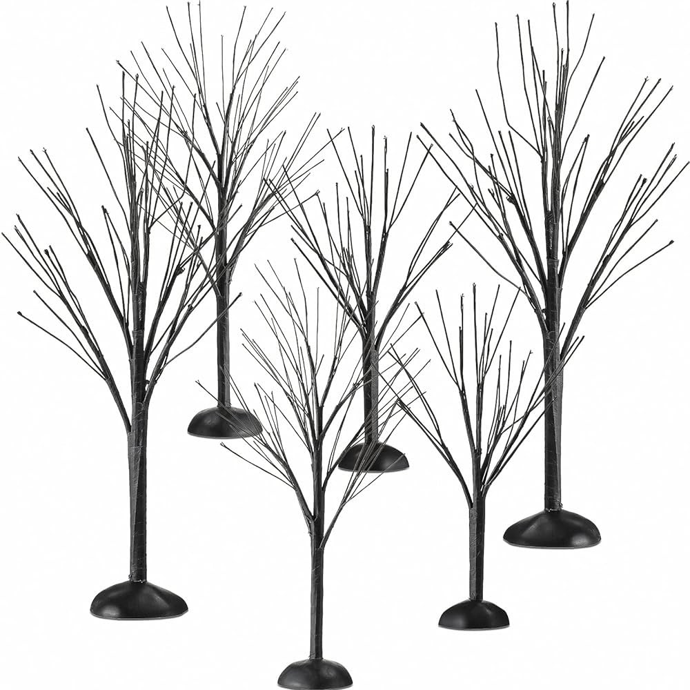 Christmas Village Accessories Mini Tree Ornament Winter Autumn Artificial Display Small Tree Bare... | Amazon (US)