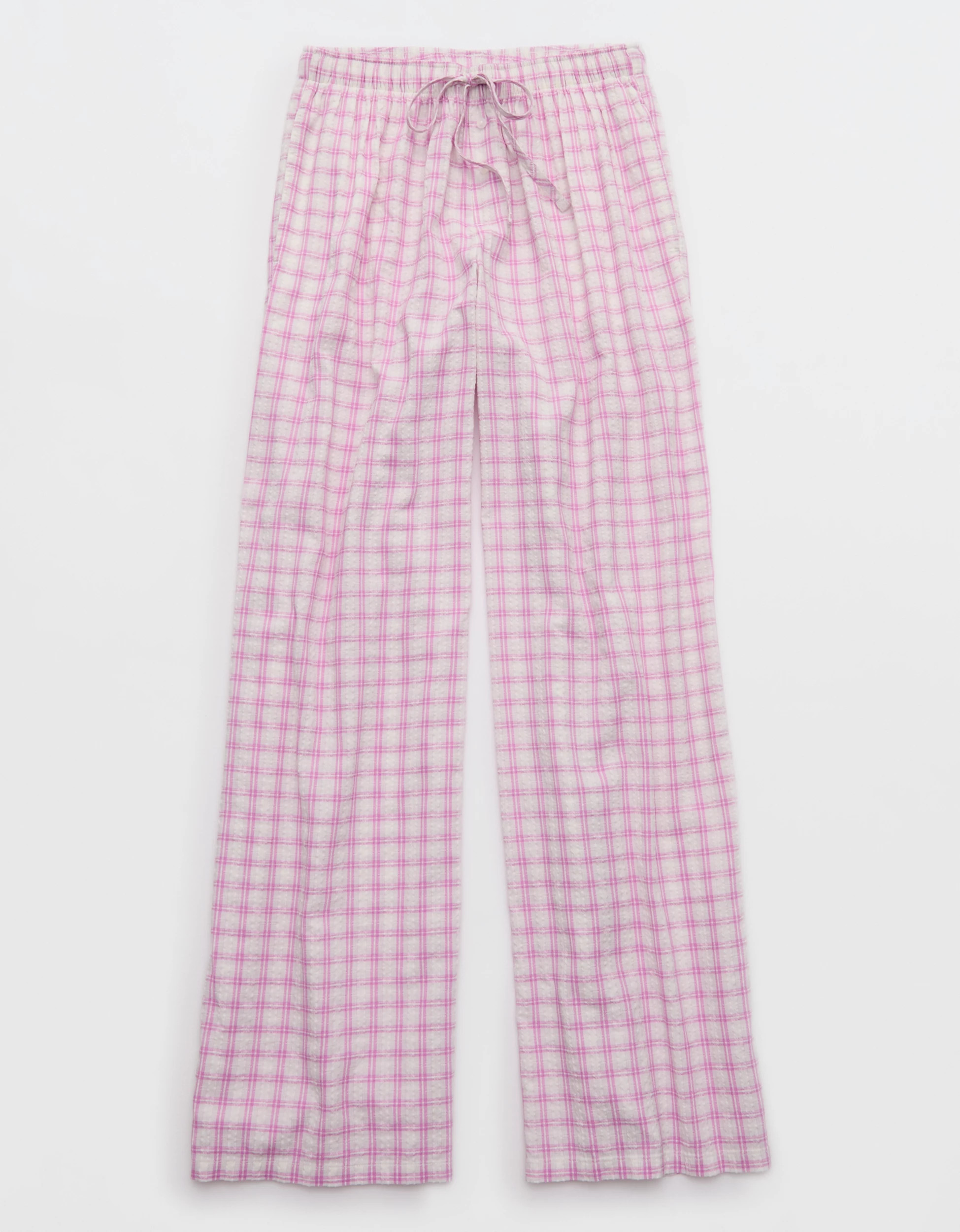 OVERSLEPT by Aerie Seersucker Trouser Pant | Aerie