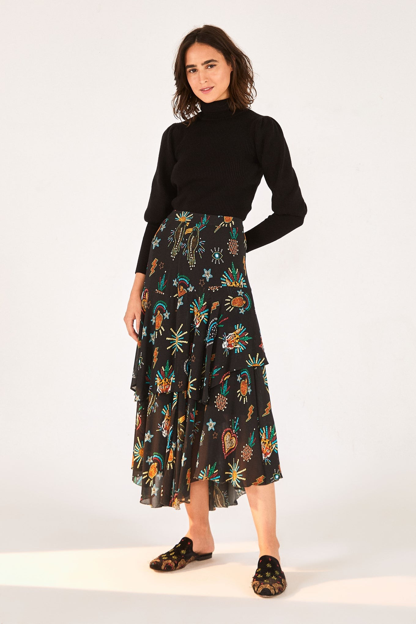 black sweater | FarmRio (US)