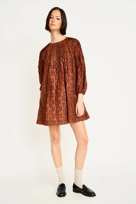 Kerala Dress in Amber Cattail | MIRTH