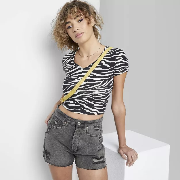 Women's Super-High Rise Curvy Cut-Off Jean Shorts - Wild Fable™ | Target