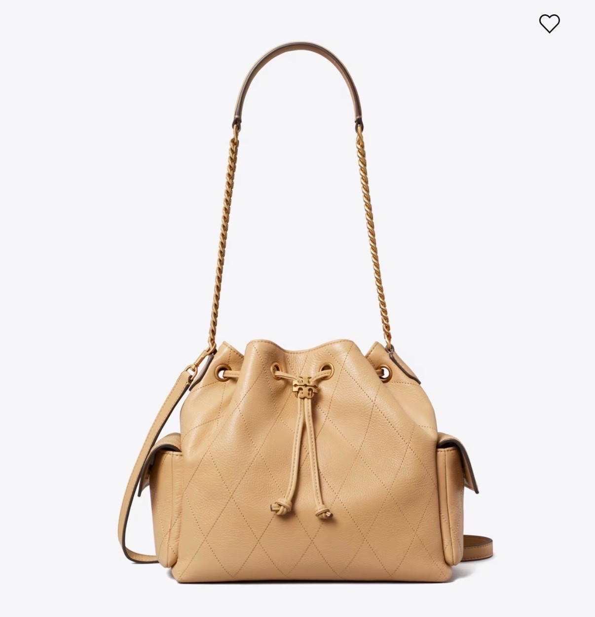 Tory Burch Charlie Drawstring bag in Pecan currently in stock! Such a gorgeous color for year round

#LTKootd #LTKmomlife #LTKselfcare
