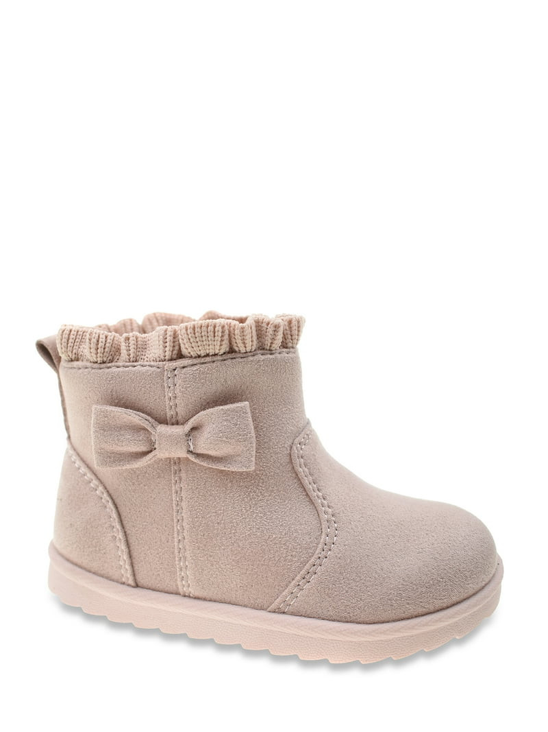 Wonder Nation Baby & Toddler Girls Faux Fur Shearing Boot - Walmart.com | Walmart (US)